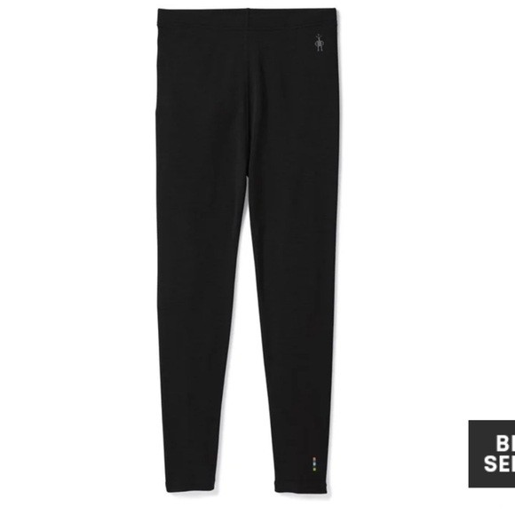 Smartwool Classic Thermal Merino Base Layer Bottoms Girls/Boys Size XL Ankle - Picture 1 of 6